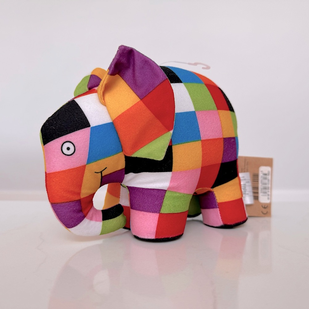 Elmer the Patchwork Elephant Plush